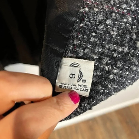 Vintage wool boucle button blazer - Picture 5 of 6